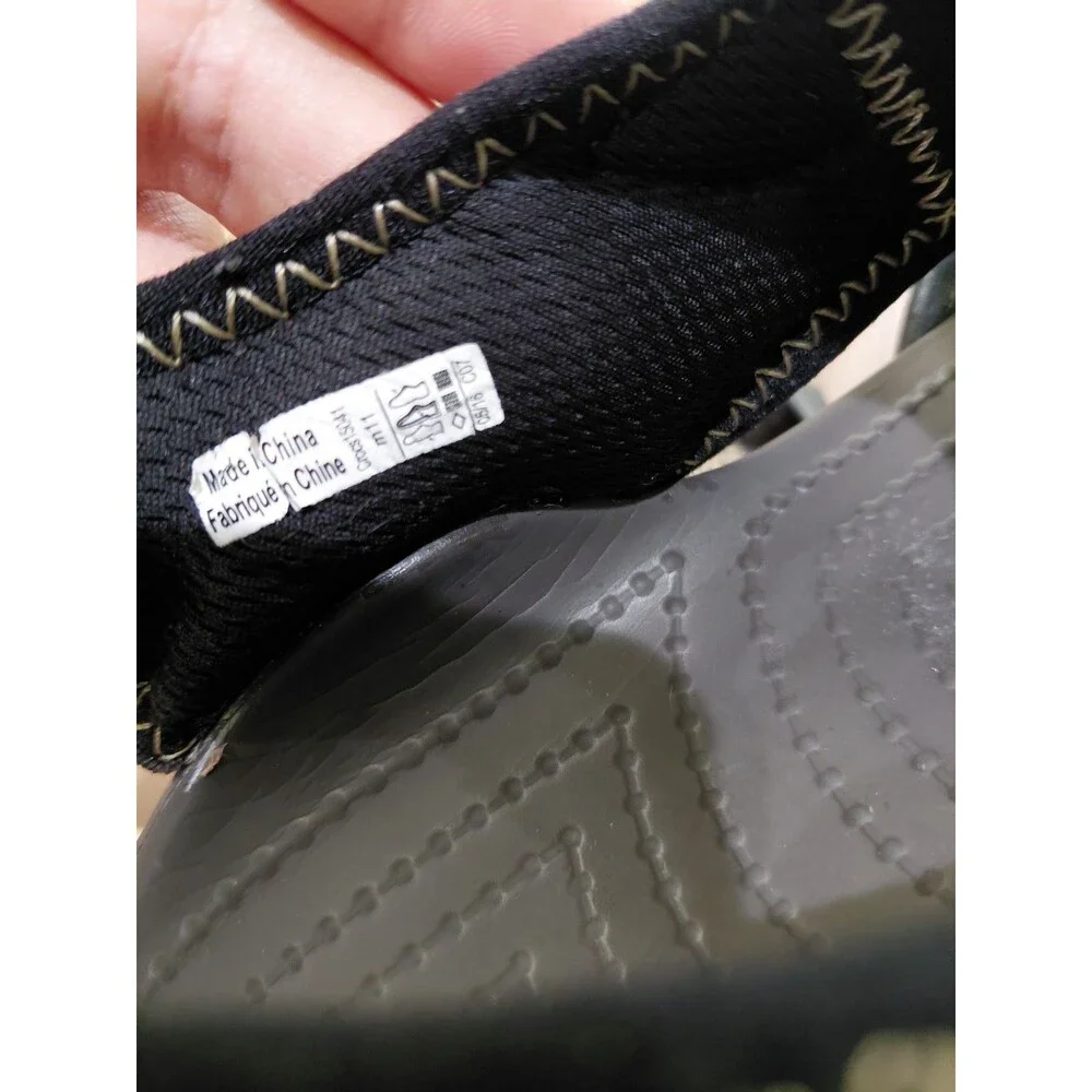 Crocs Swiftwater Mesh Deck Sandals Fisherman Water Shoes Brown Men’s Sz11